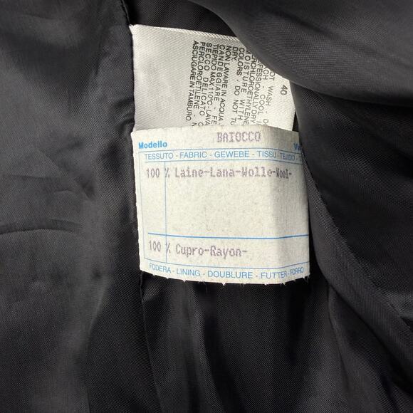 MAX MARA Weekend 100% Wool Blazer Womens Size 6 Made In Italy - Picture 8 of 9